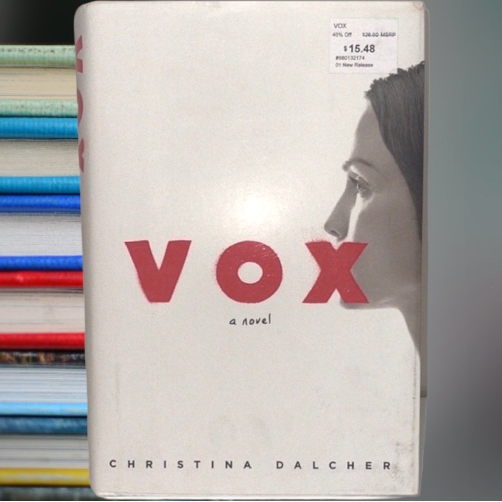 VOX a novel book by Christina Dalcher